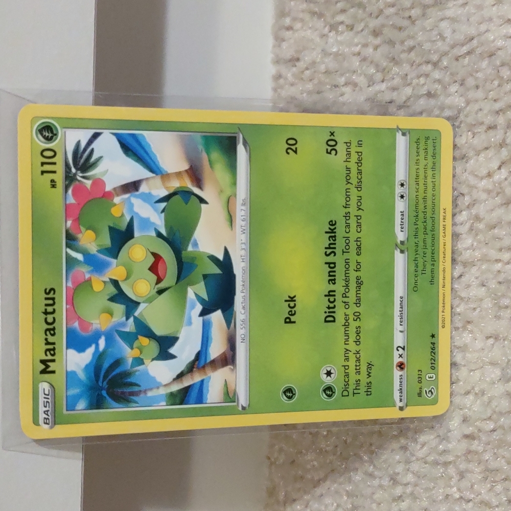 Maractus Pokemon Card (Rare)